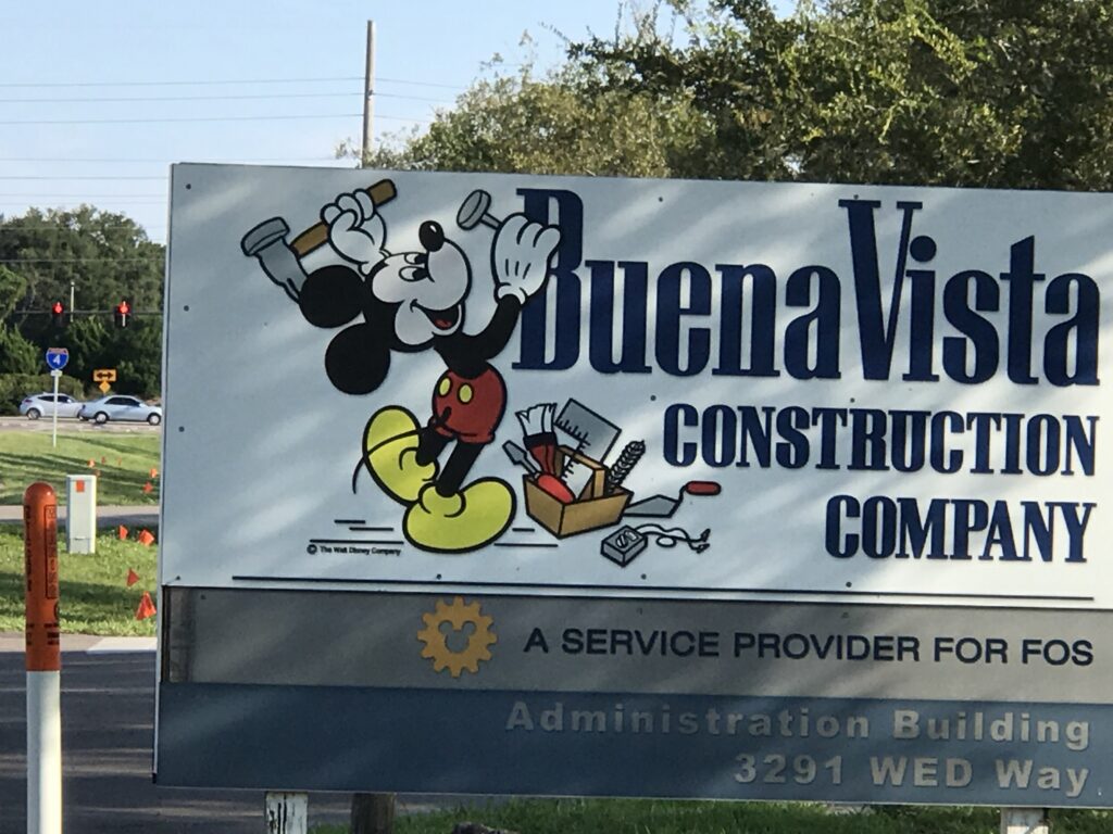 Buena Vista Construction sign