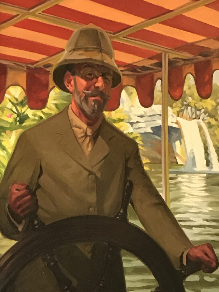 Jungle Cruise Skipper portrait painting