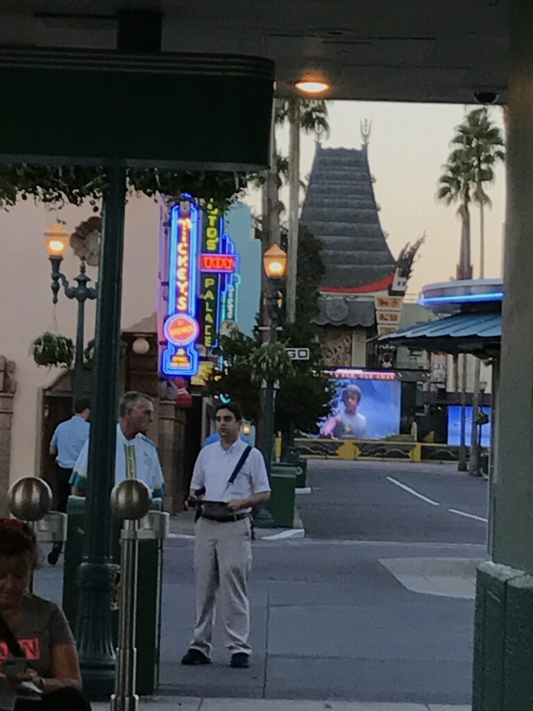 Disney's Hollywood Studios entrance before Park opening