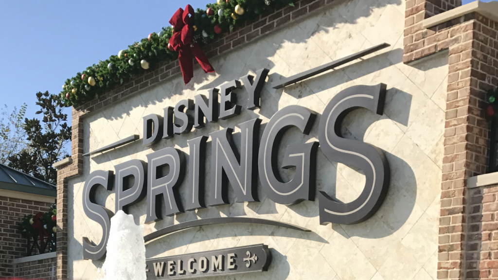 Disney Springs entrance sign